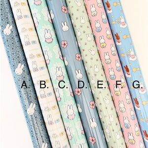 Miffy Gift Wrapping Paper Roll Set of 2 (Limited Quantity)